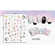 3D Nail Stickers - CA-046